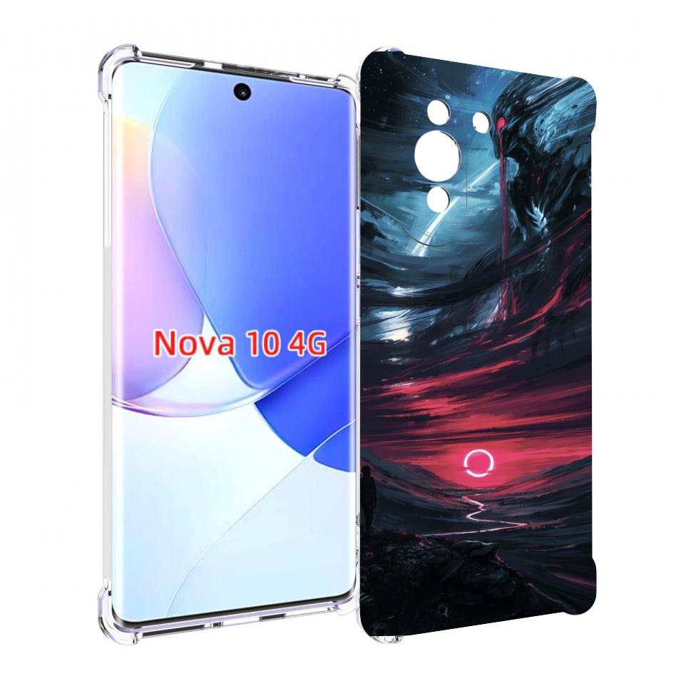 

Чехол MyPads страшный мир для Huawei Nova 10, Прозрачный, Tocco