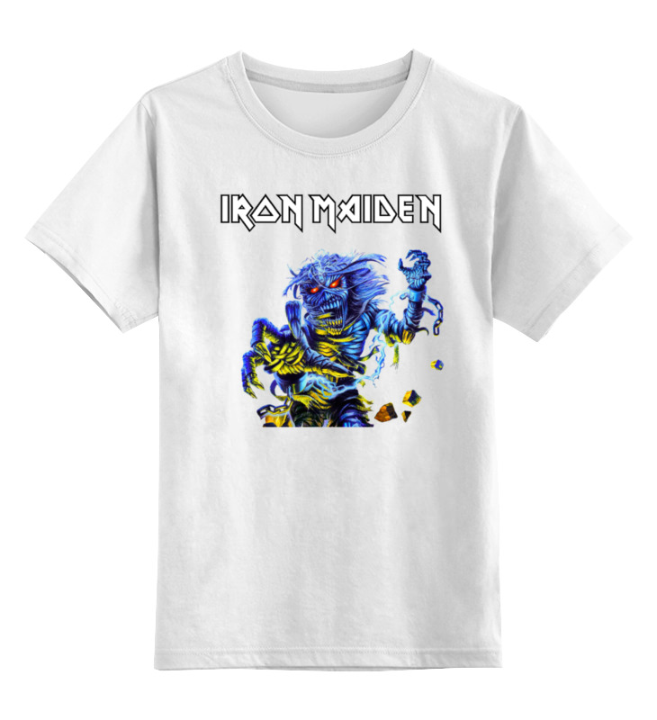 

Футболка детская Printio Iron maiden band цв. белый р. 152, Iron maiden band