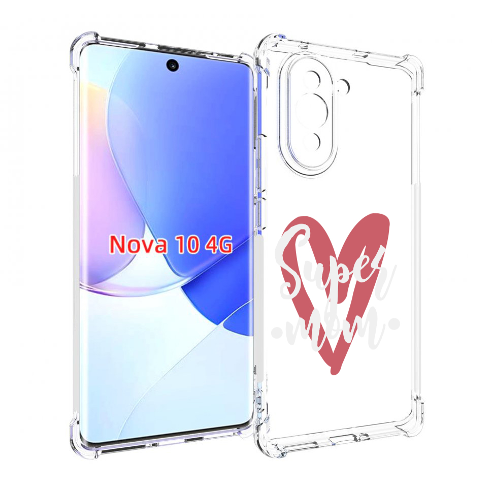 

Чехол MyPads супер-мать для Huawei Nova 10, Прозрачный, Tocco