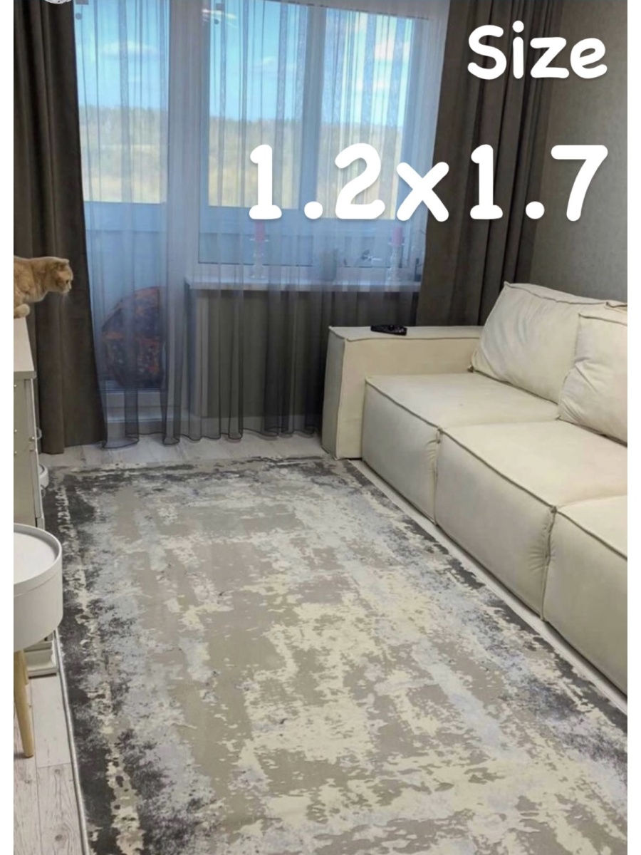 

Ковер Laxmi LA03 gray 120x170, LA03