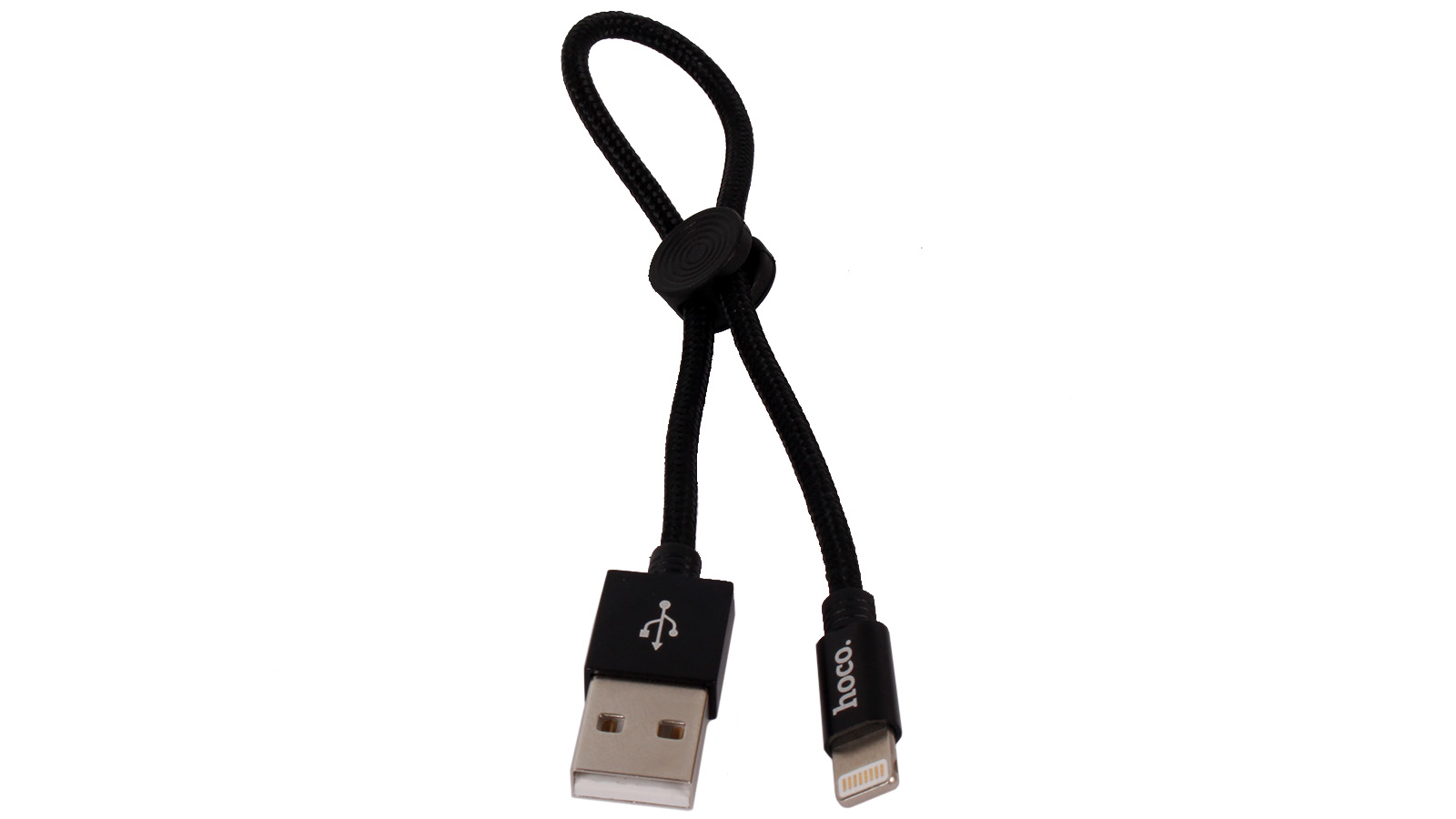 

Кабель USB HOCO X35 USB-Lightning 25см черный