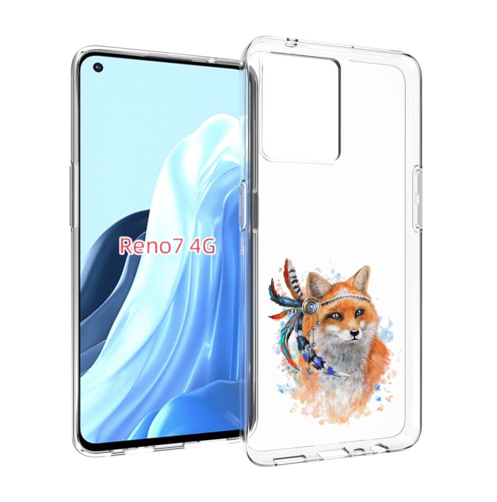 

Чехол MyPads инду лиса для OPPO RENO 7 4G, Прозрачный, Tocco