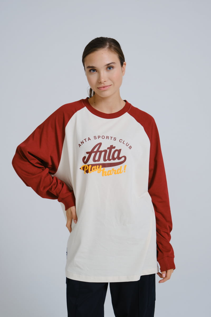 

Лонгслив мужской Anta Vintage sports 852338402 белый 2XL, Vintage sports 852338402