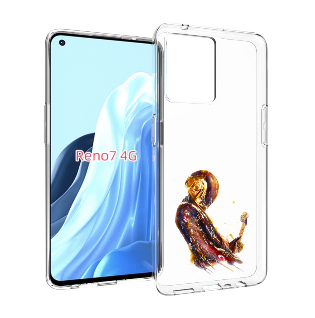 

Чехол MyPads космо-музыкант для OPPO RENO 7 4G, Прозрачный, Tocco