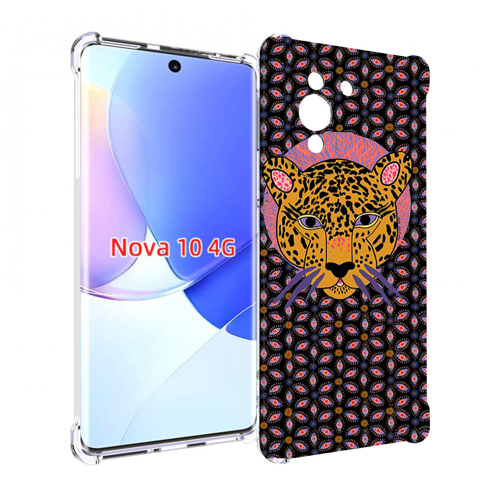 

Чехол MyPads тигр-в-глазах для Huawei Nova 10, Прозрачный, Tocco