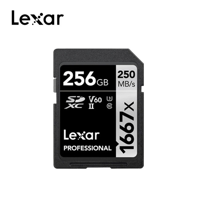 Карта памяти LEXAR Professional 1667x SDXC UHS-2 U3 V60 256 ГБ