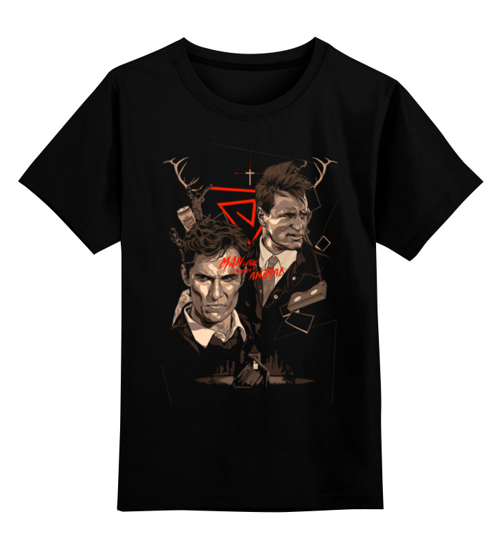 

Футболка детская Printio True detective цв. черный р. 140, True detective