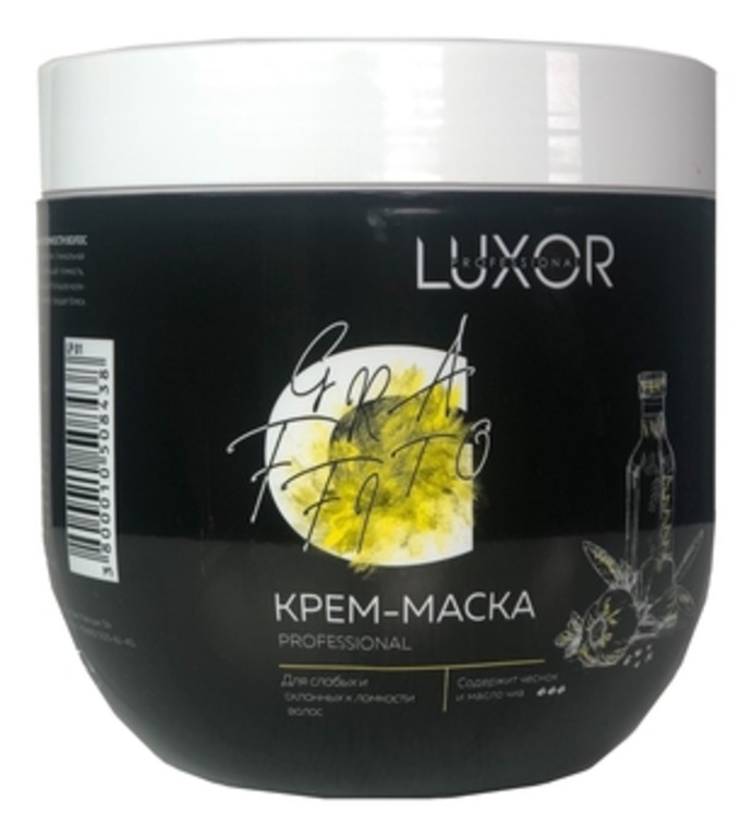 Крем-Маска Luxor Professional Apoteker Hissar Hair Cream Mask для Волос с Чесноком и Масло