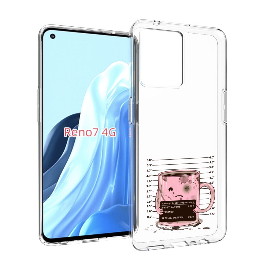 

Чехол MyPads кружка для OPPO RENO 7 4G, Прозрачный, Tocco
