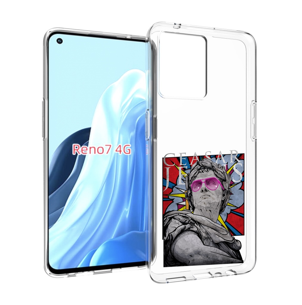 

Чехол MyPads крутая статуя свободы для OPPO RENO 7 4G, Прозрачный, Tocco