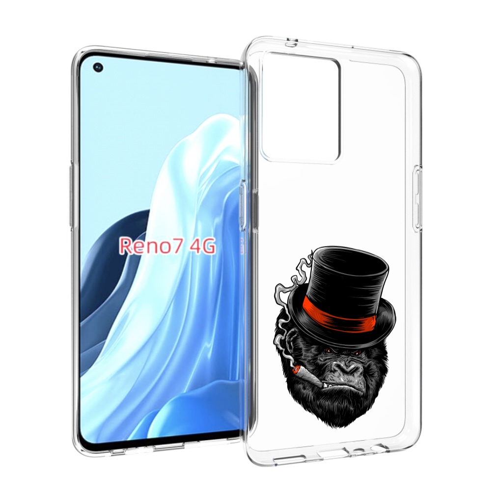 

Чехол MyPads дизайнерская горилла для OPPO RENO 7 4G, Прозрачный, Tocco