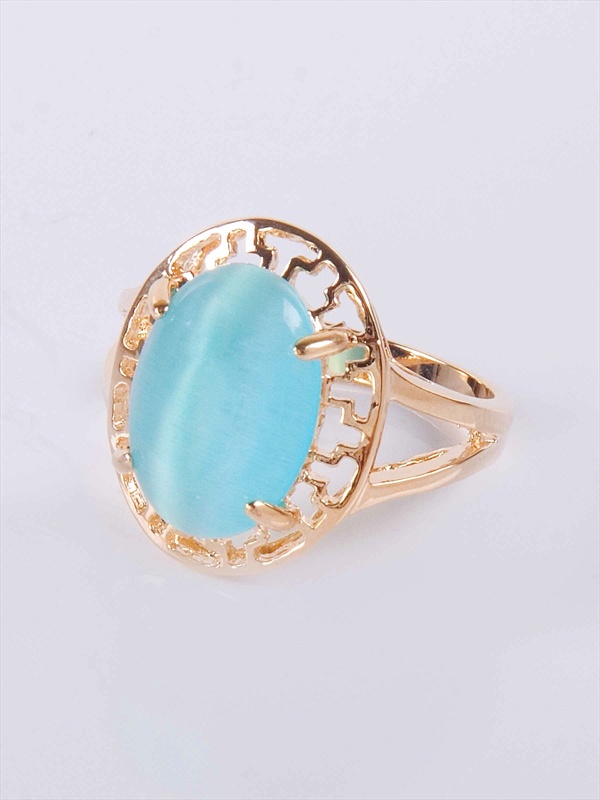

Кольцо из бижутерного сплава р.17 Lotus Jewelry 897RCCC07CACCCbl, кошачий глаз, 897R-07CA-blue