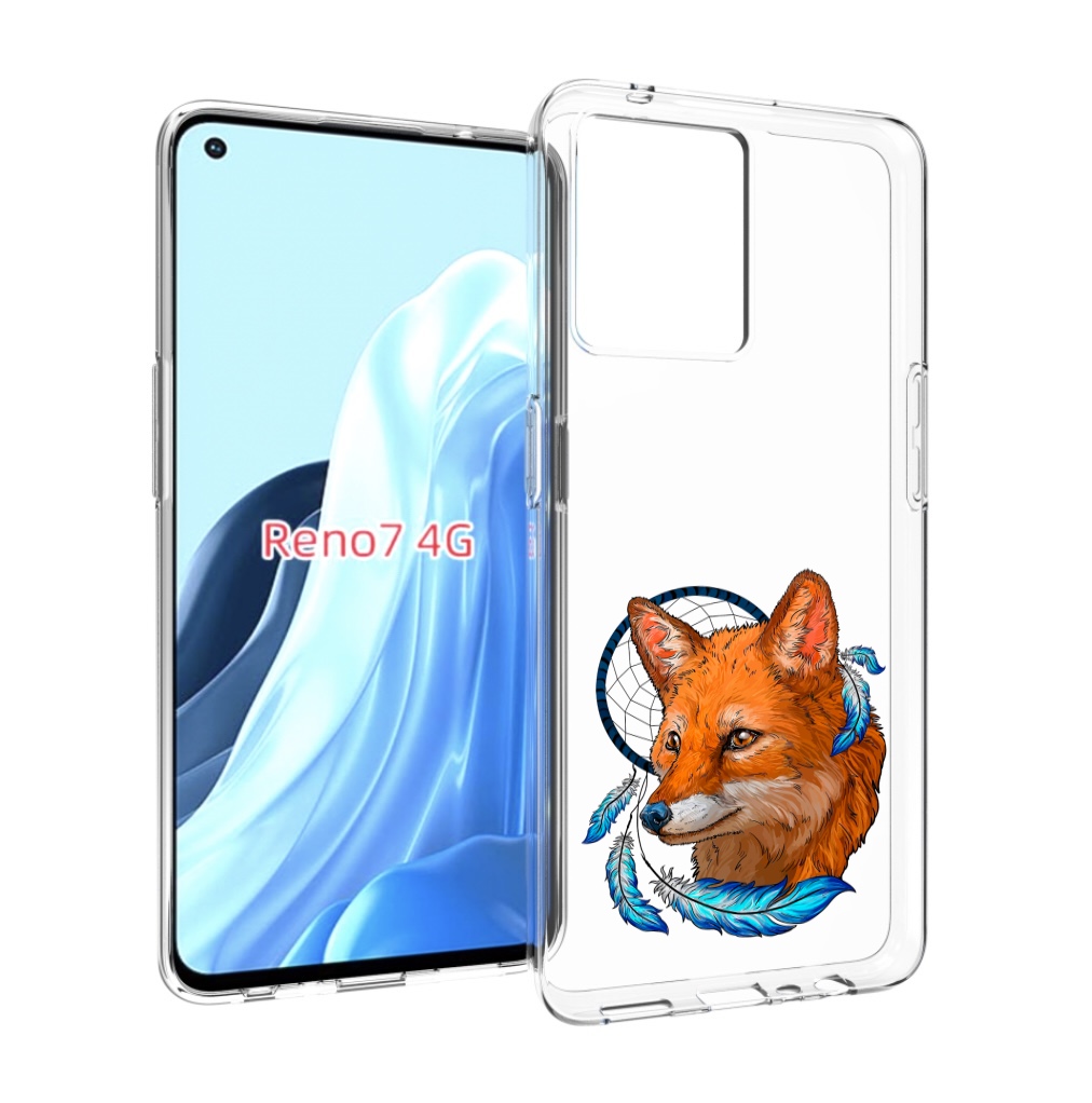 

Чехол MyPads лиса и ловец снов для OPPO RENO 7 4G, Прозрачный, Tocco
