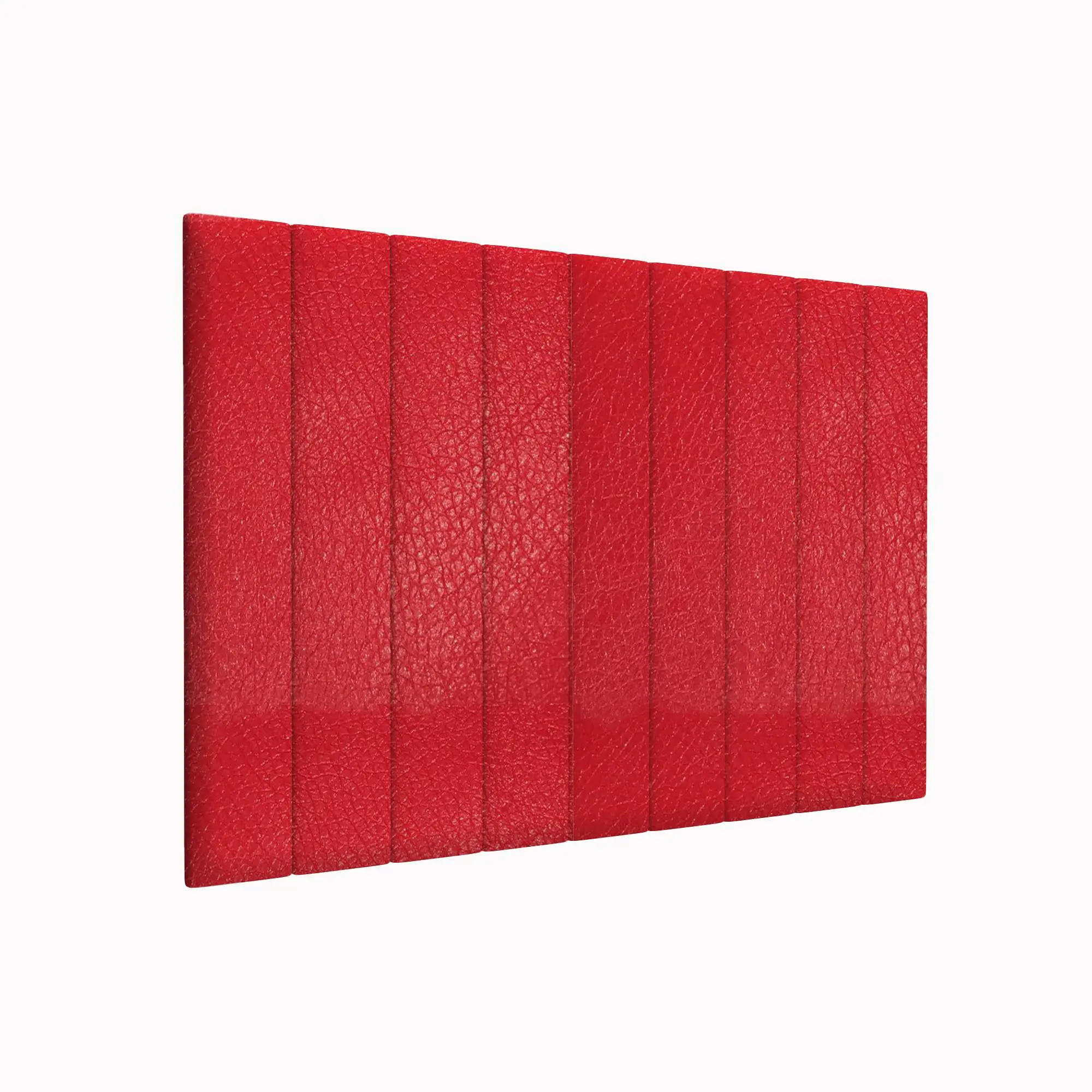 фото Стеновая панель eco leather red 15х90 см 2 шт. tartilla