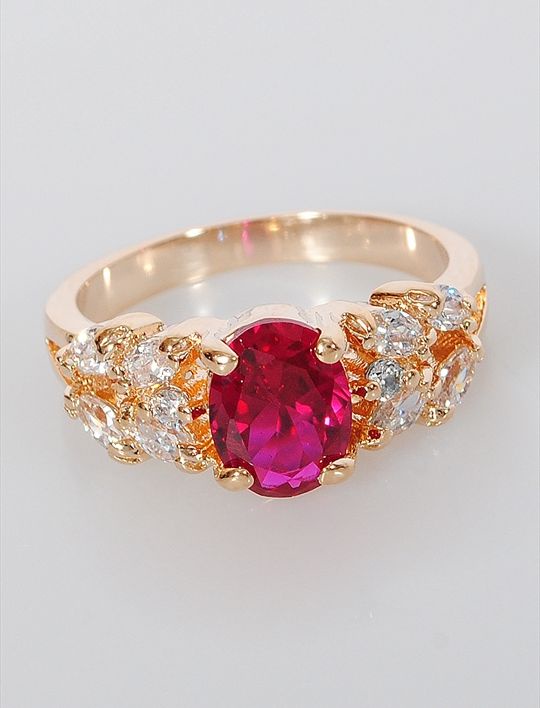 

Кольцо из бижутерного сплава р. 17 Lotus Jewelry 43R-29Rc, корунд/циркон, 43R-29Rc