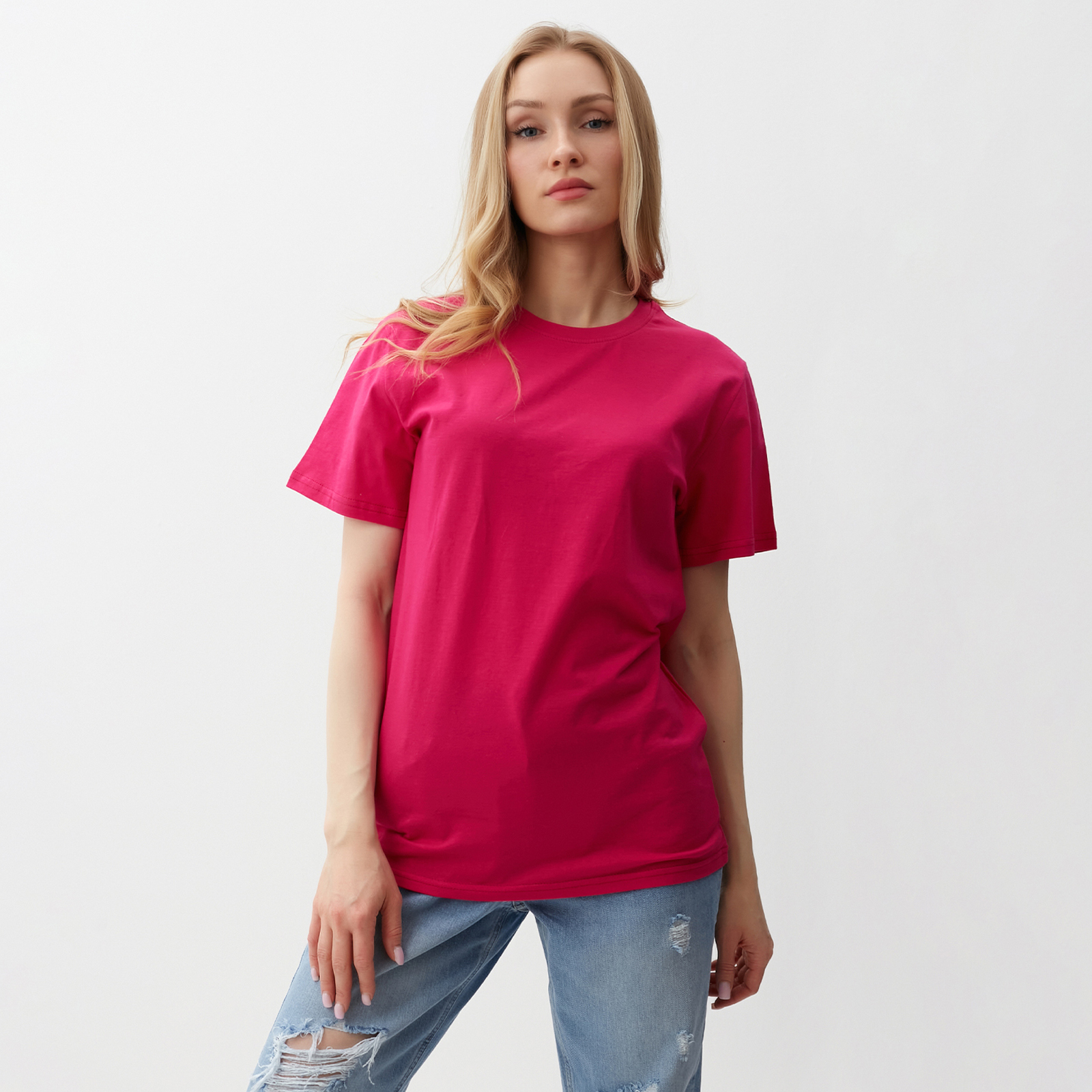 

Футболка женская NoBrand ATA collection розовая 48 RU, Розовый, ATA collection