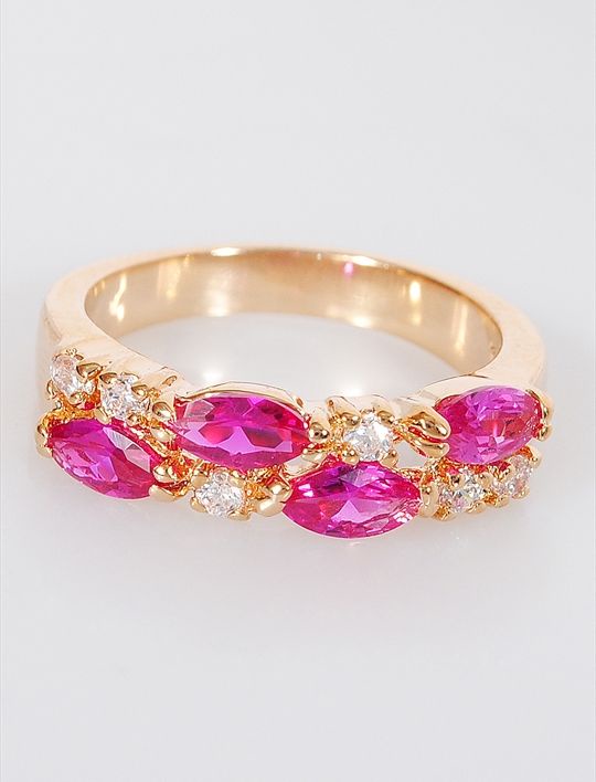 

Кольцо из бижутерного сплава р. 17 Lotus Jewelry 43R-32Rc, корунд/циркон, 43R-32Rc