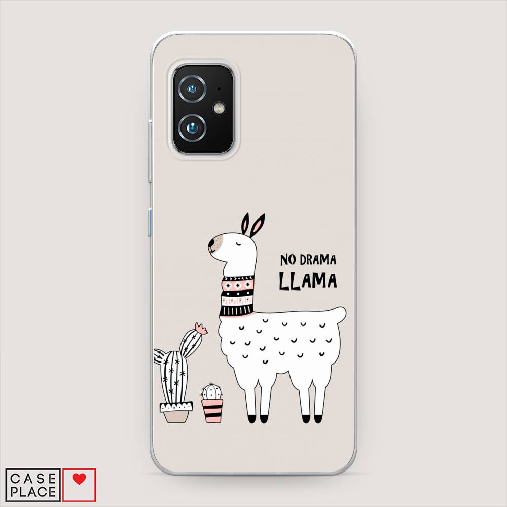 фото Чехол awog "no drama llama" для asus zenfone 8 mini