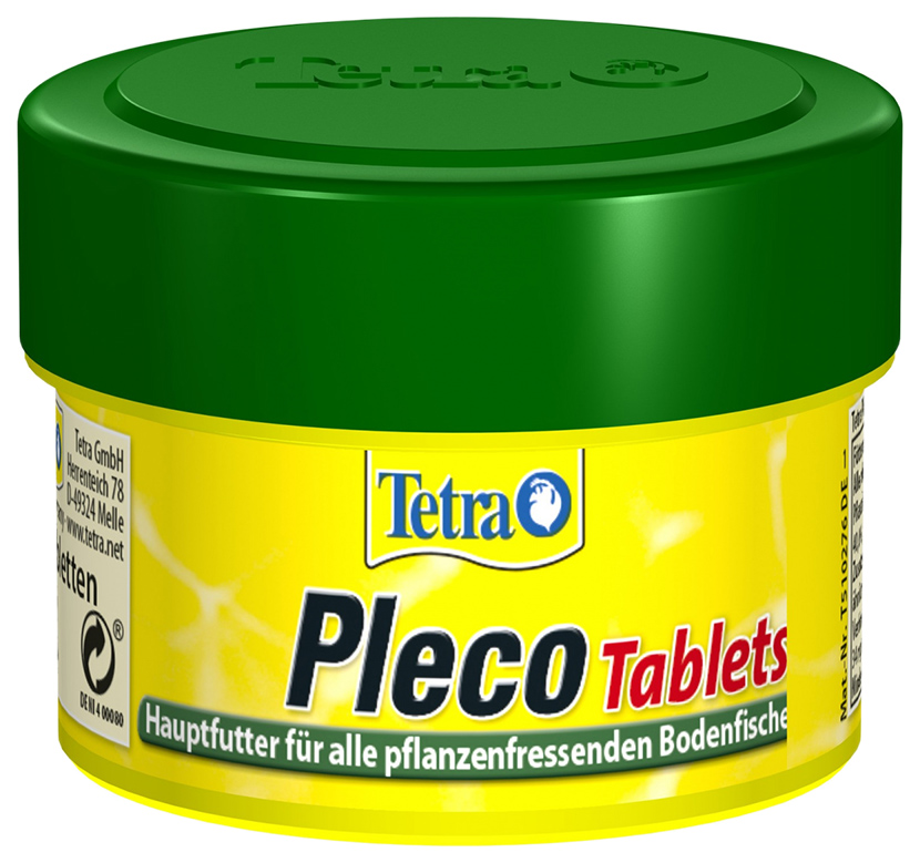 

Корм для рыб Tetra Pleco Tablets для растительноядных донных рыб, таблетки, 58 т, 2 шт