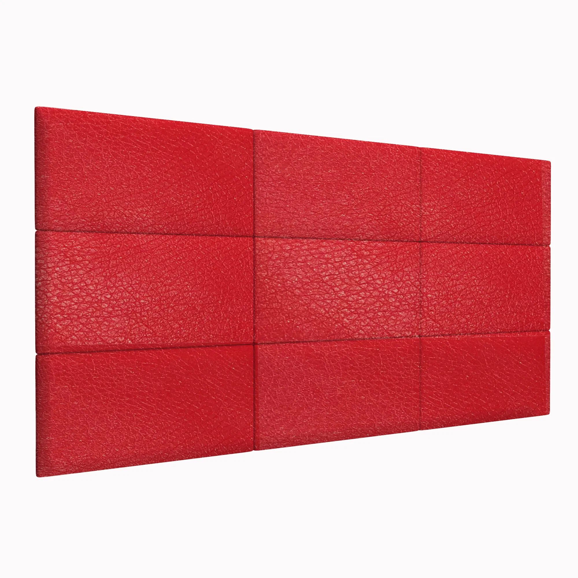 фото Стеновая панель eco leather red 30х60 см 4 шт. tartilla