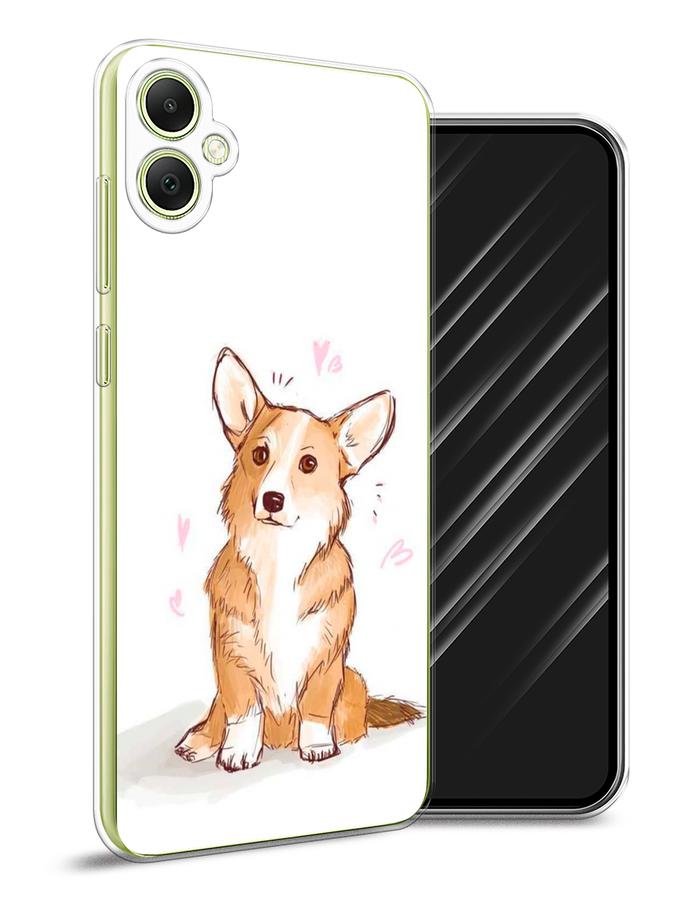 

Чехол Awog на Samsung Galaxy A05 "Корги любовь", Бежевый;белый, 2108750-1