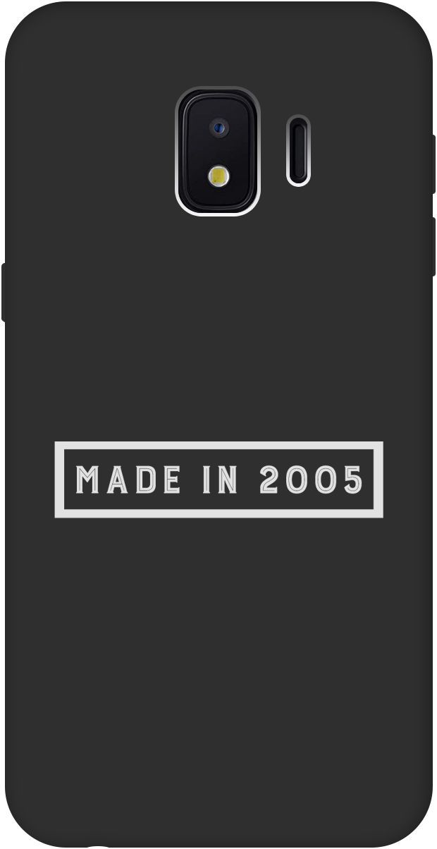 

Матовый чехол на Samsung Galaxy J2 Core с принтом "2005 W" черный, Черный;белый, 8427