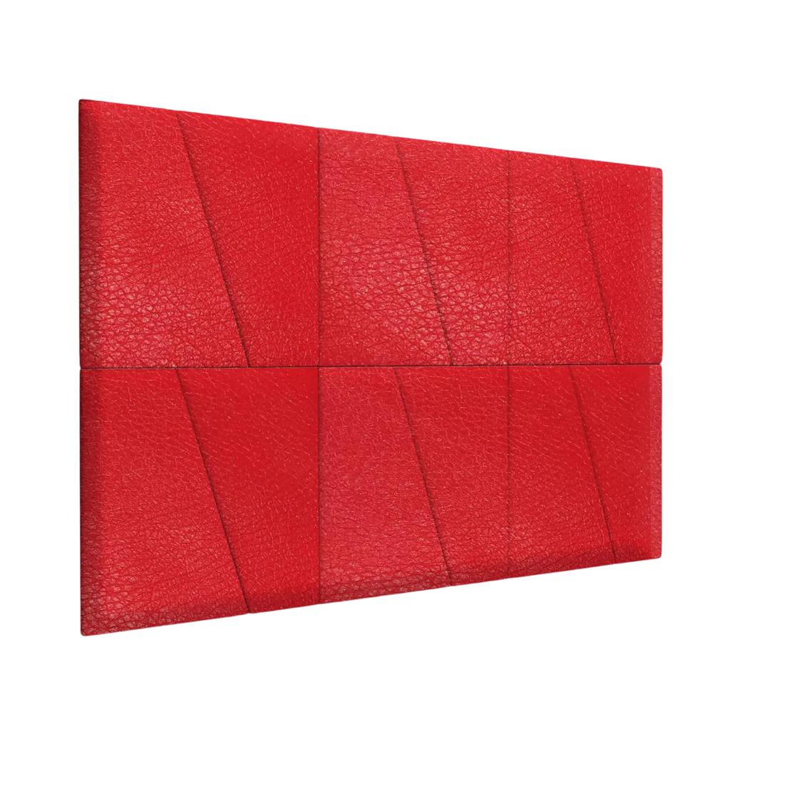 фото Стеновая панель eco leather red 50х50dl см 2 шт. tartilla