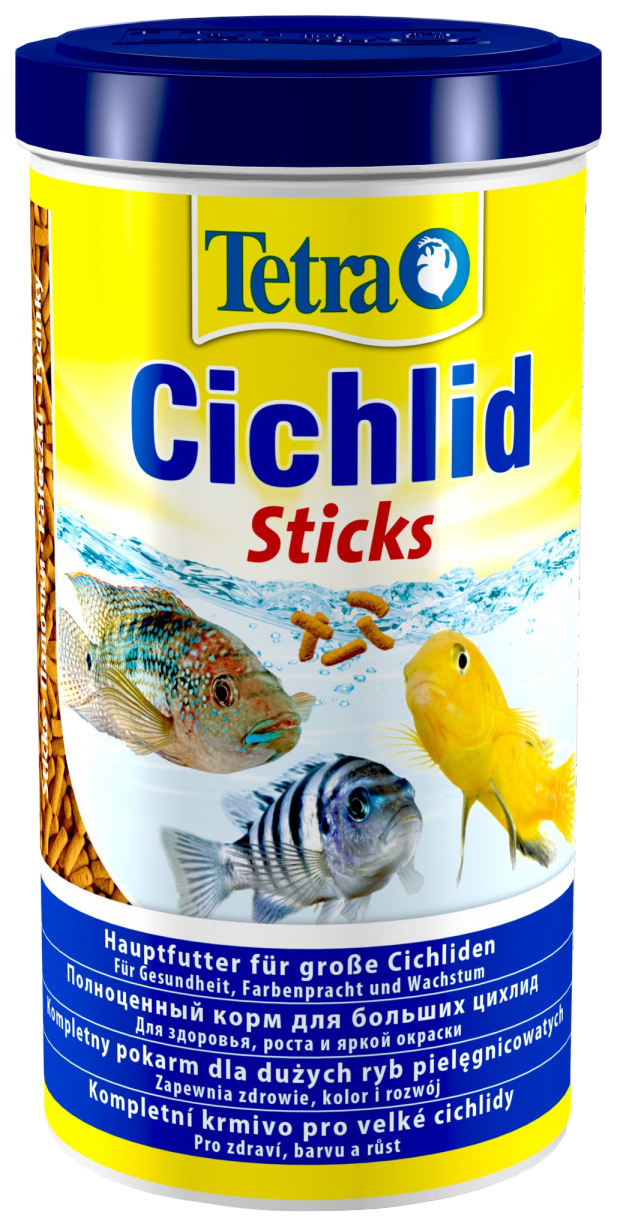 фото Корм для рыб tetra cichlid sticks для всех видов цихлид , палочки, 1 л, 2 шт