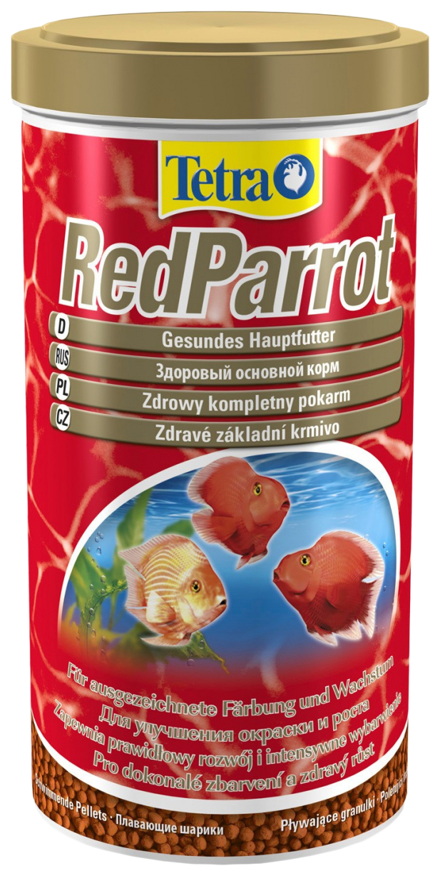 фото Корм для рыб tetra red parrot для красных попугаев, шарики, 1 л, 2 шт