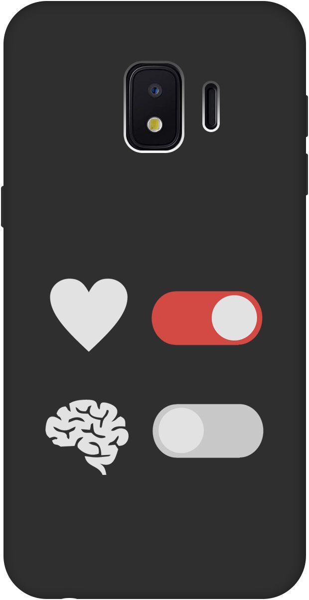 

Чехол на Samsung Galaxy J2 Core с принтом "Brain Off W" черный, Черный;белый, 8427
