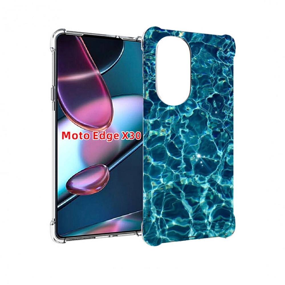

Чехол MyPads красивая голубая вода для Motorola Moto Edge X30, Прозрачный, Tocco
