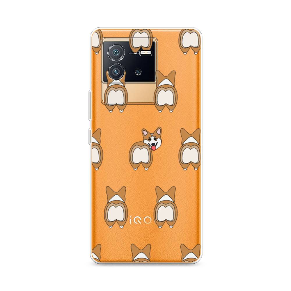 

Чехол Awog на Vivo iQOO Neo6 "Милый корги фон", Разноцветный, 266850-2
