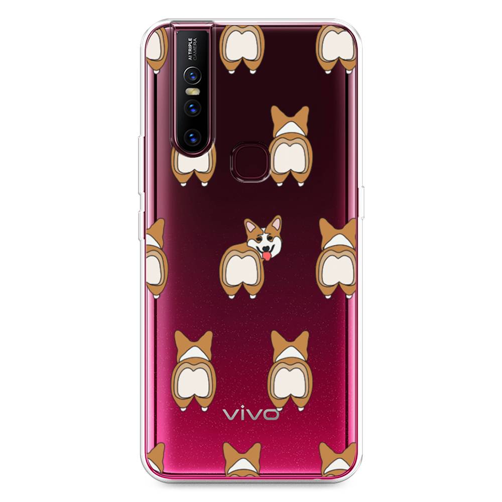 

Чехол Awog на Vivo V15 "Милый корги фон", Разноцветный, 261050-2