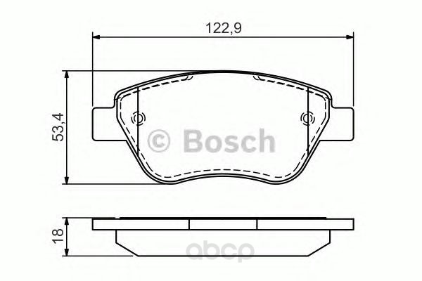 

Тормозные колодки Bosch 0986494132