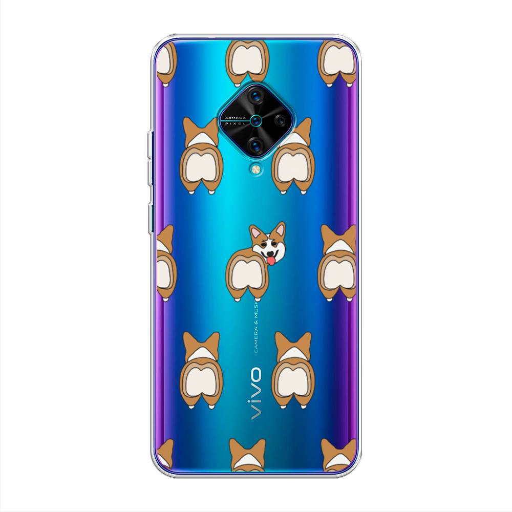 

Чехол Awog на Vivo V17/Y9s "Милый корги фон", Разноцветный, 261550-2