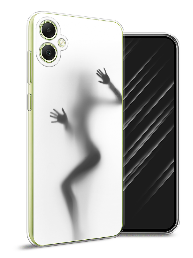 

Чехол Awog на Samsung Galaxy A05 "Девушка в душе", Серый;белый;черный, 2108750-1