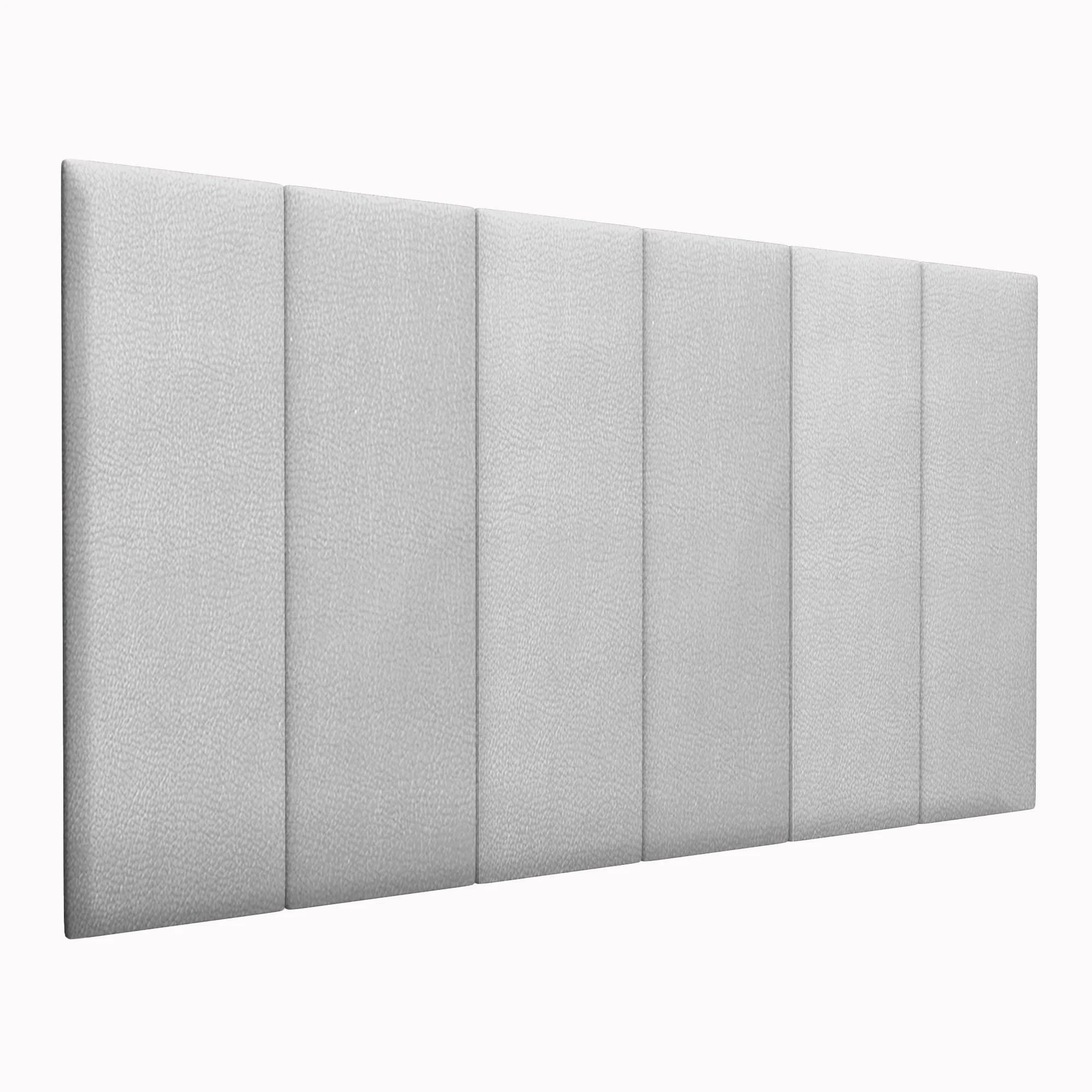 фото Стеновая панель eco leather silver 30х100 см 1 шт. tartilla