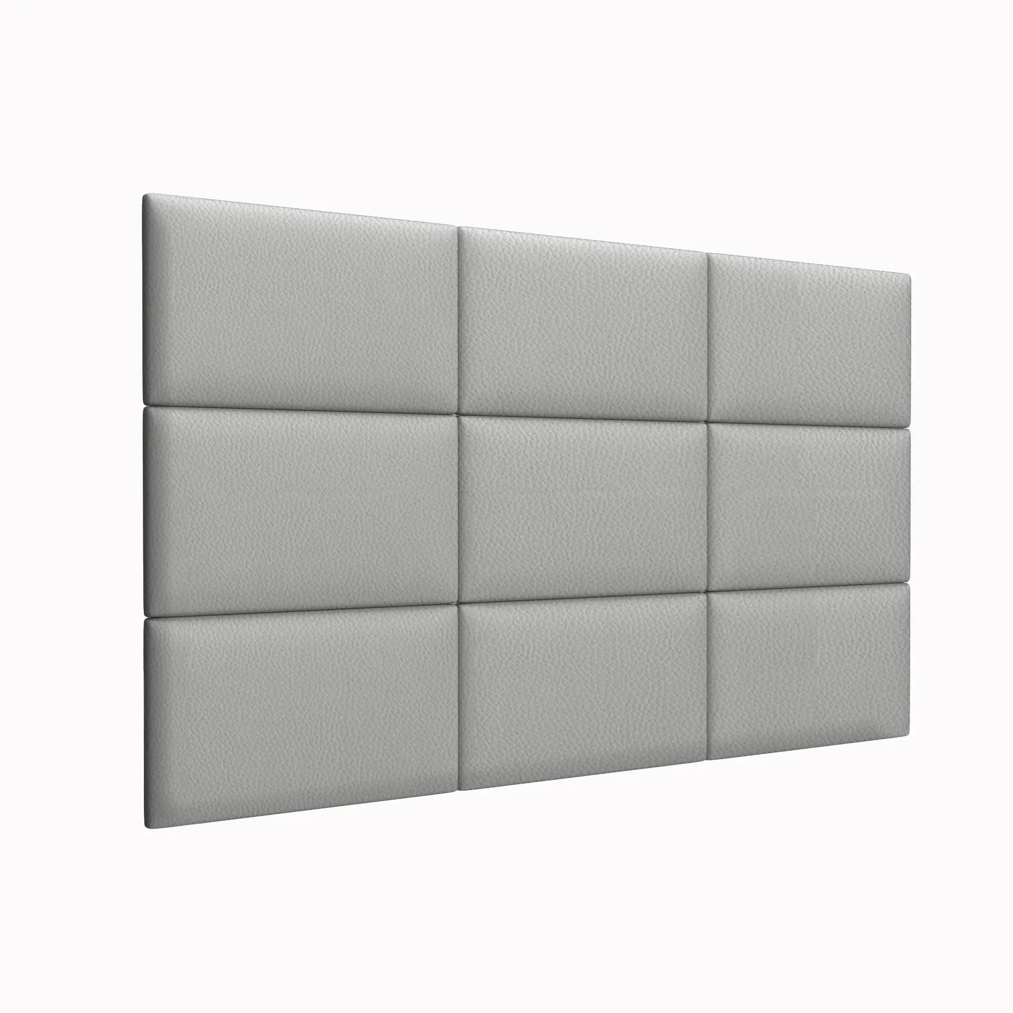 Стеновая панель Eco Leather Silver 30х50 см 4 шт.