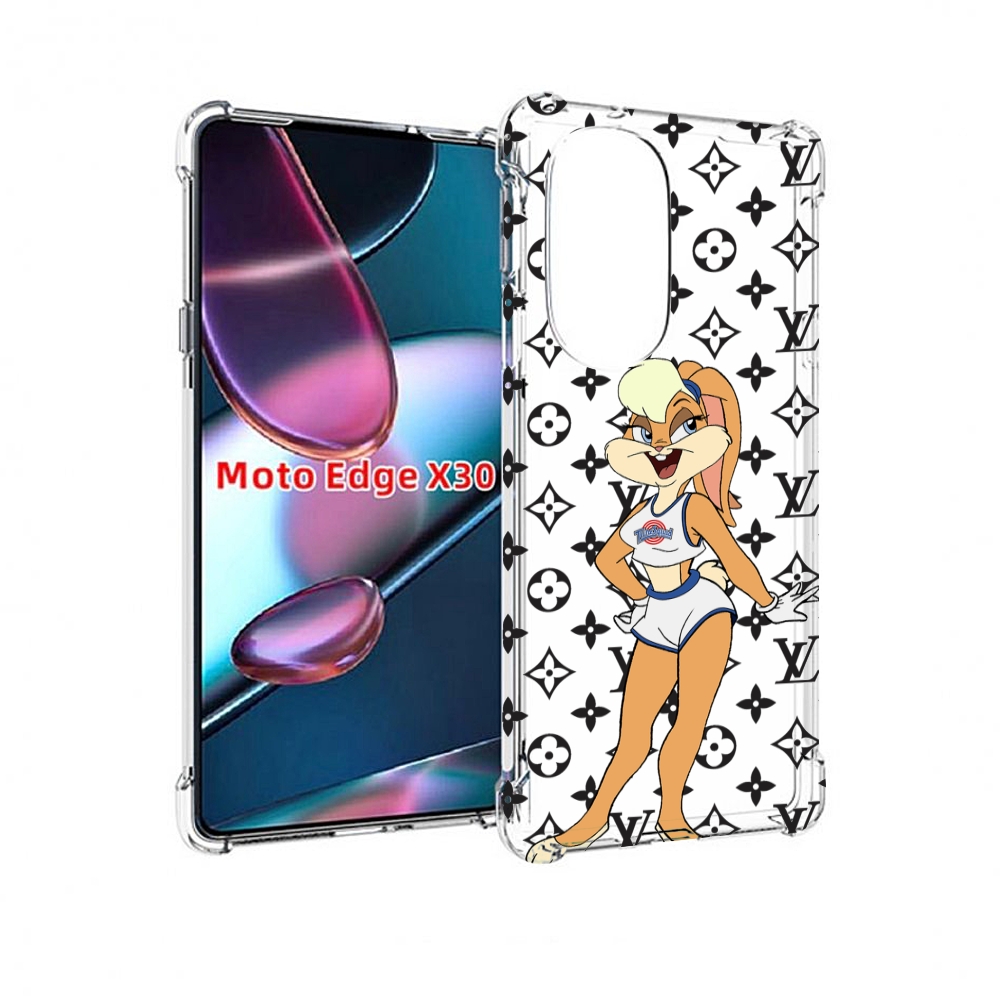 

Чехол MyPads красивый-принт-на-чехол женский для Motorola Moto Edge X30, Прозрачный, Tocco