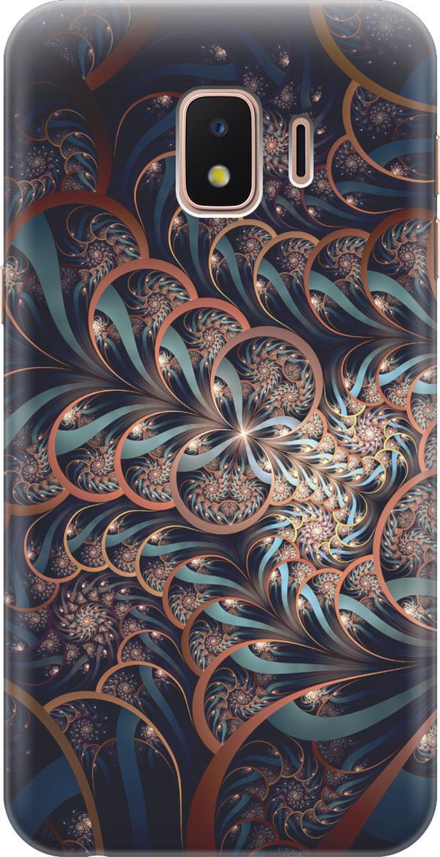

Чехол на Samsung Galaxy J2 Core с принтом "Огуречные узоры", Голубой;коричневый, 6261