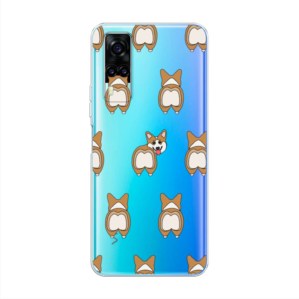 

Чехол Awog на Vivo Y31/Y53s 4G "Милый корги фон", Разноцветный, 263750-2