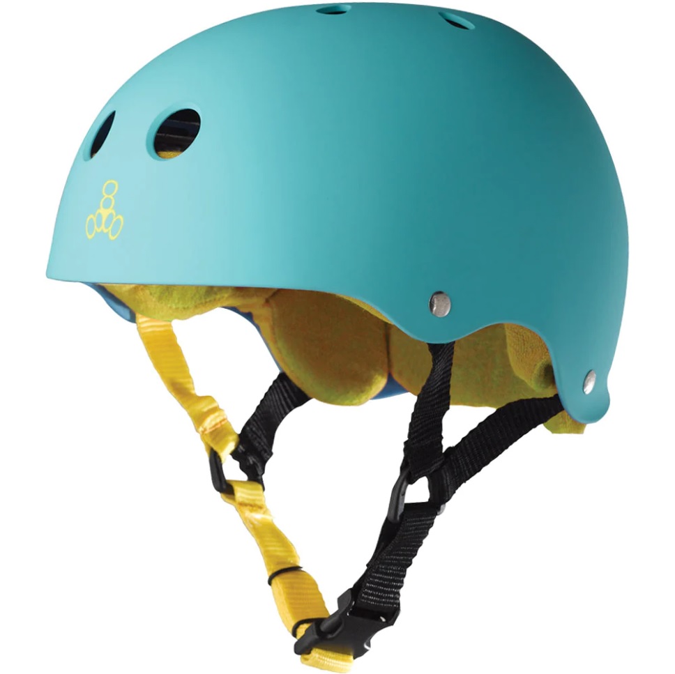 

Шлем Triple 8 Sweatsaver Helmet Baja Teal Rubber, S, Голубой, Triple 8 Sweatsaver Helmet