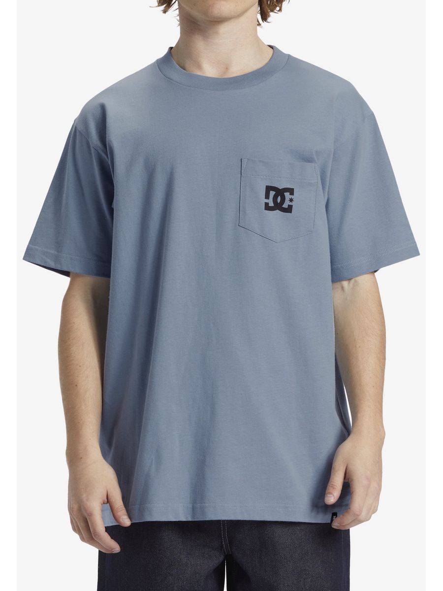 

Футболка унисекс DC SHOES DC121000P синяя XL, Синий, DC121000P