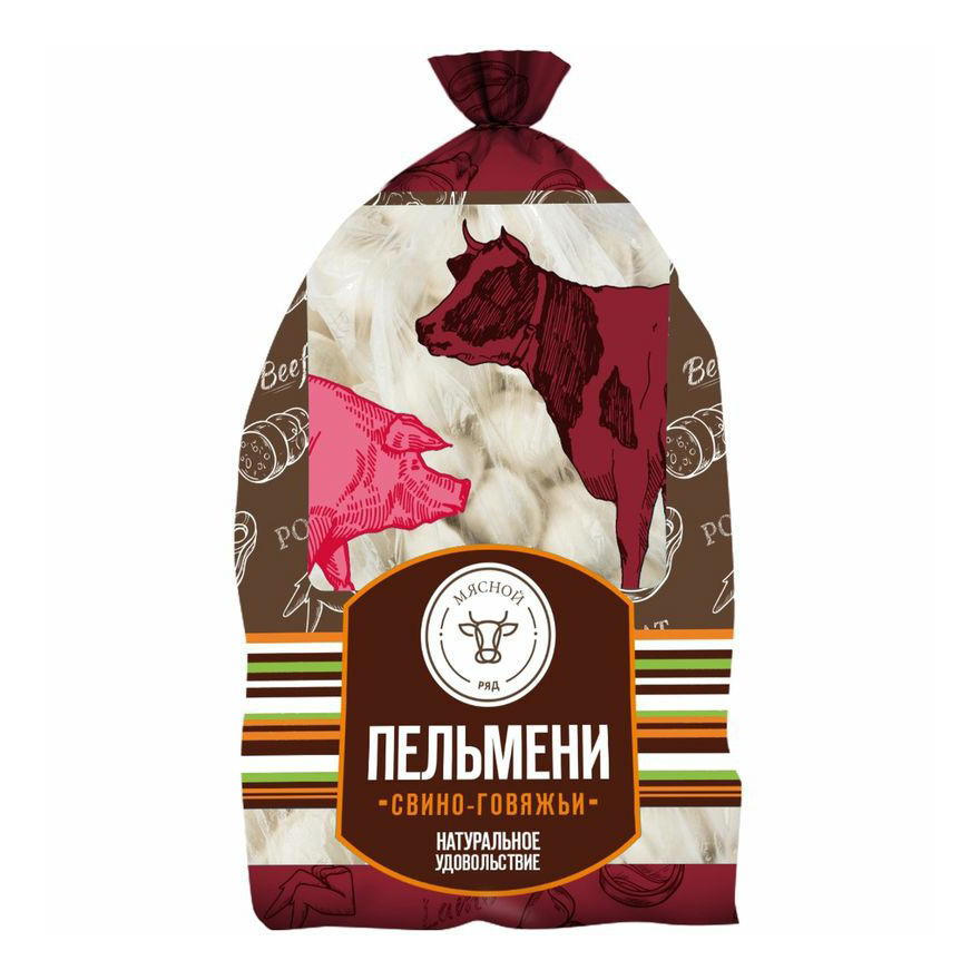 

Пельмени Мясной Ряд свино-говяжьи 900 г