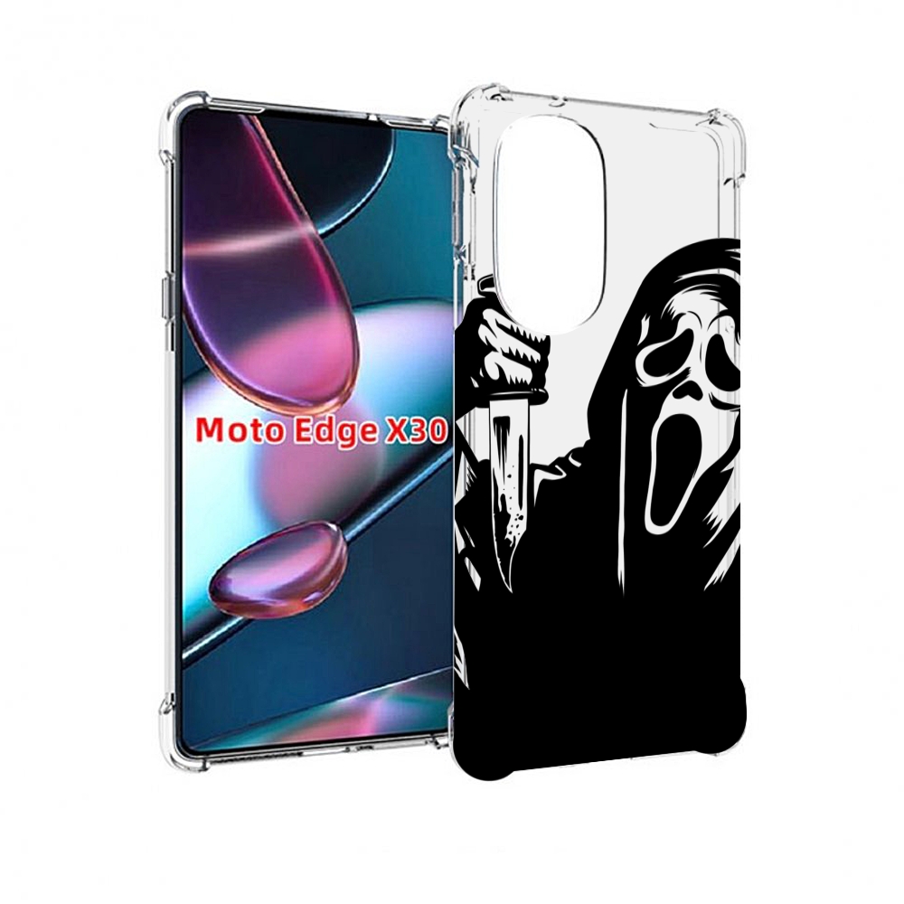 

Чехол MyPads крик-с-ножом для Motorola Moto Edge X30, Прозрачный, Tocco