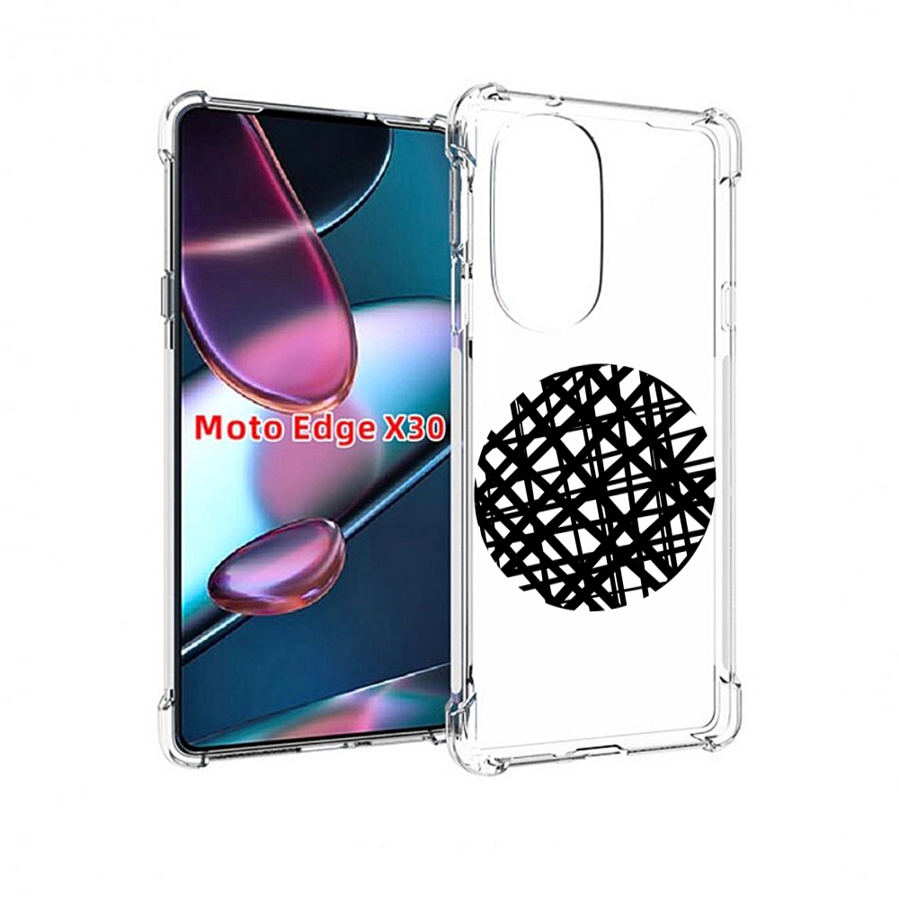 

Чехол MyPads круглая-абстракция для Motorola Moto Edge X30, Прозрачный, Tocco