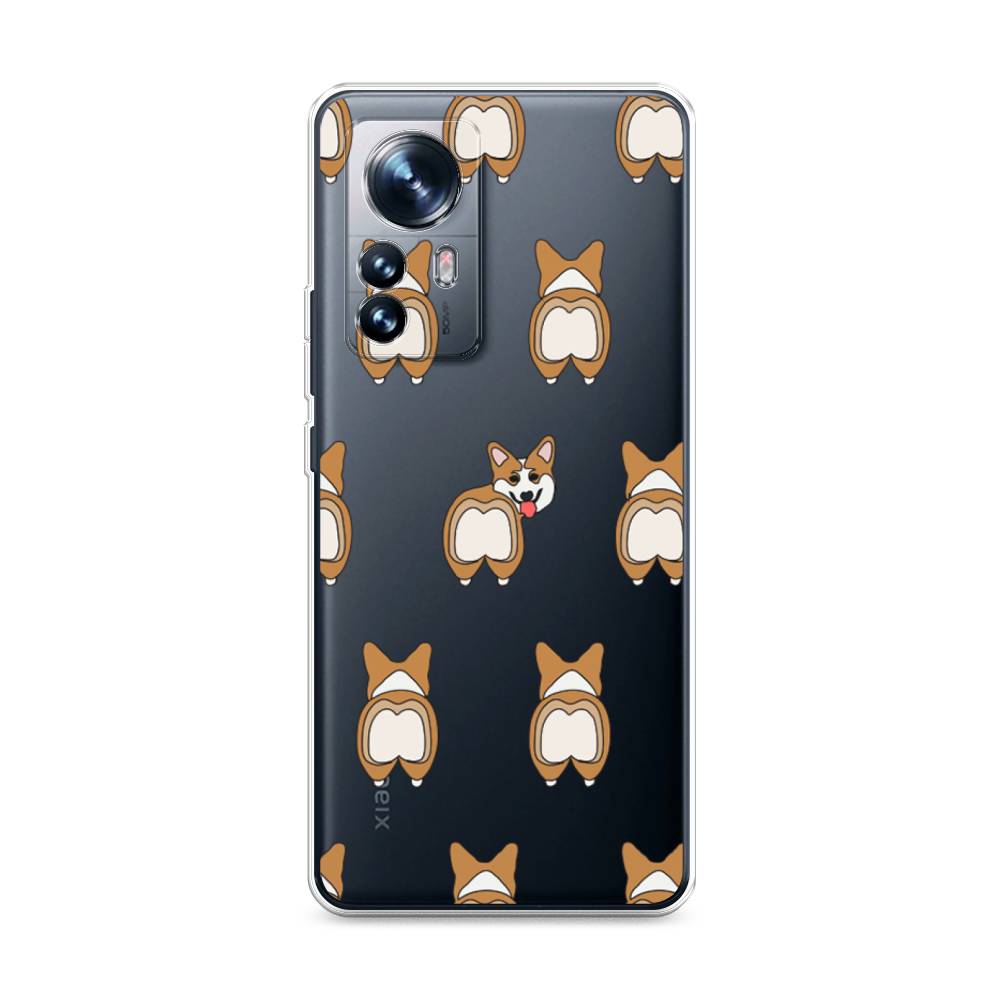 

Чехол Awog на Xiaomi 12 "Милый корги фон", Разноцветный, 312350-2