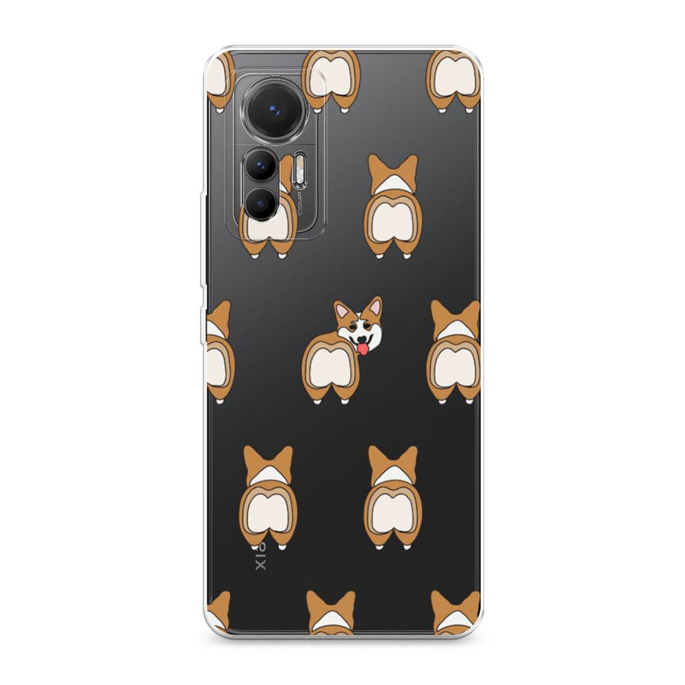 

Чехол Awog на Xiaomi 12 Lite "Милый корги фон", Разноцветный, 315050-2
