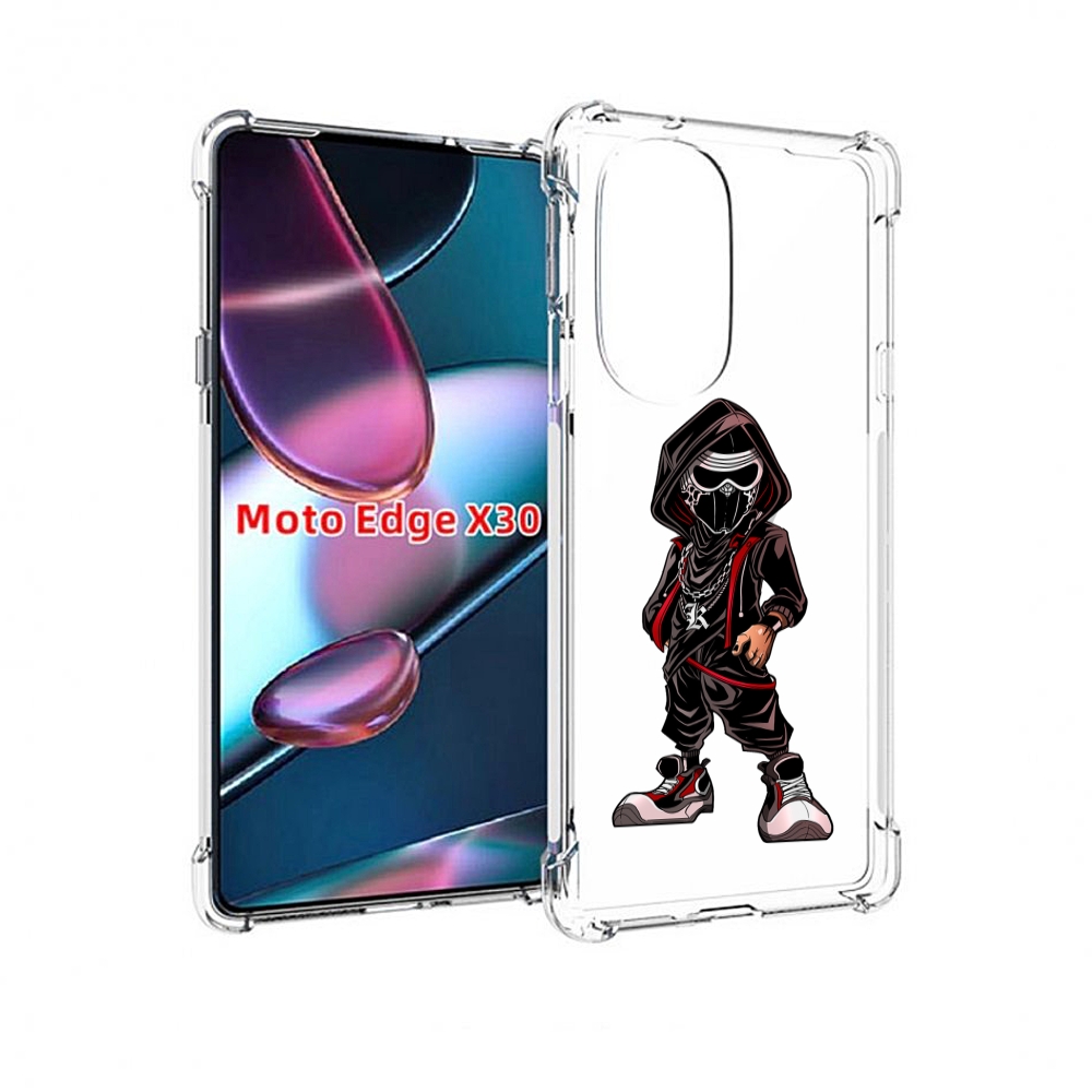 

Чехол MyPads крутой-ниндзя для Motorola Moto Edge X30, Прозрачный, Tocco