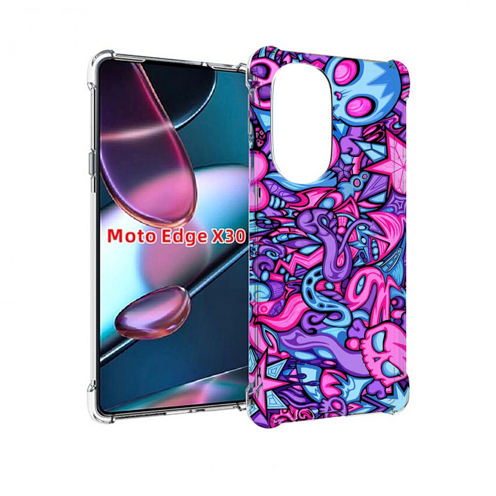 

Чехол MyPads крутой-паттерн для Motorola Moto Edge X30, Прозрачный, Tocco